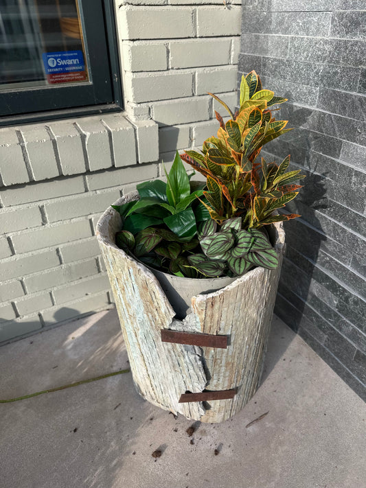 Artificial Crotons Plant for Outdoor Garden Landscaping