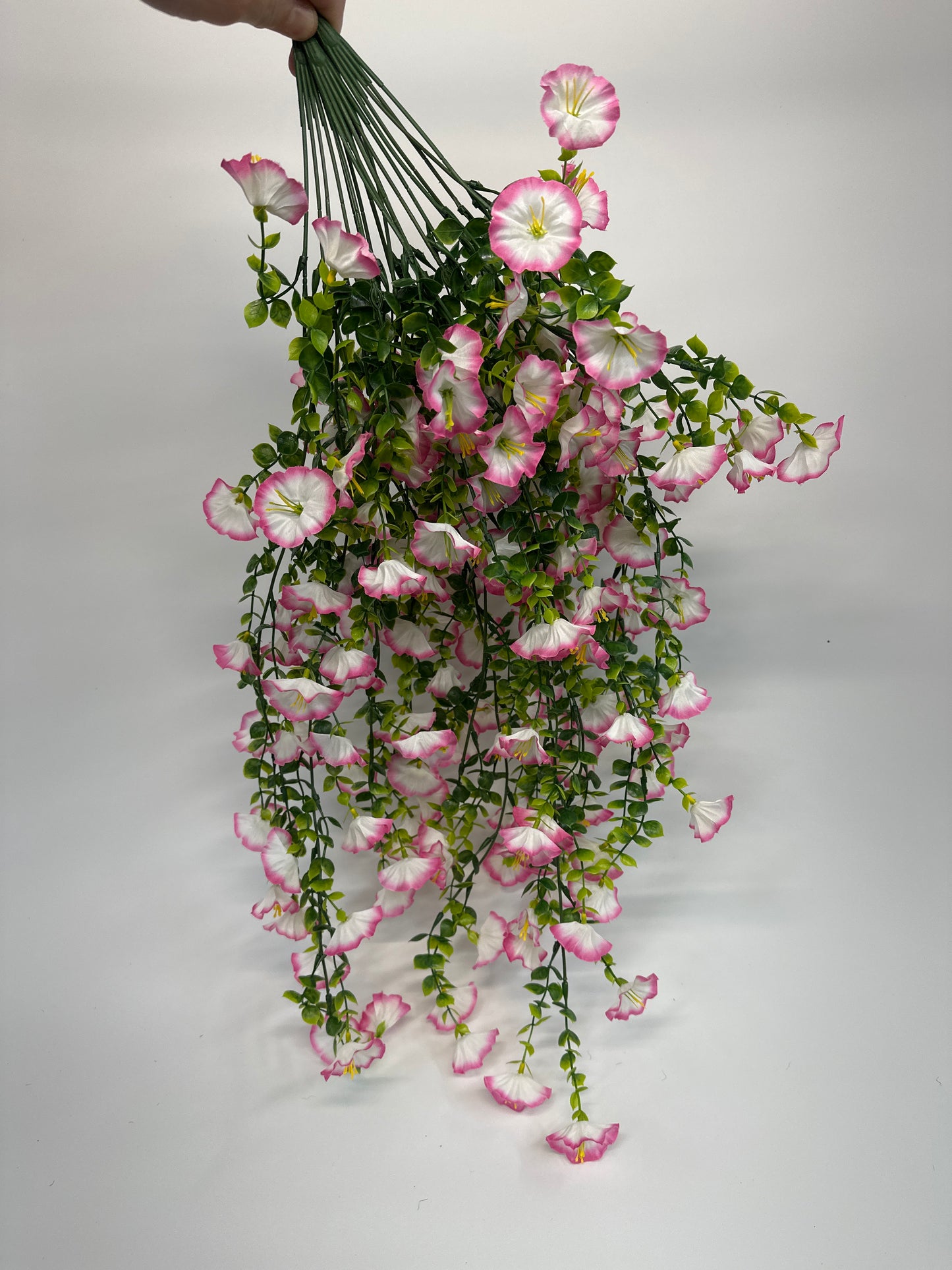 Gloria - Hanging Basket Indoor/Outdoor Fake Flower Arrangement