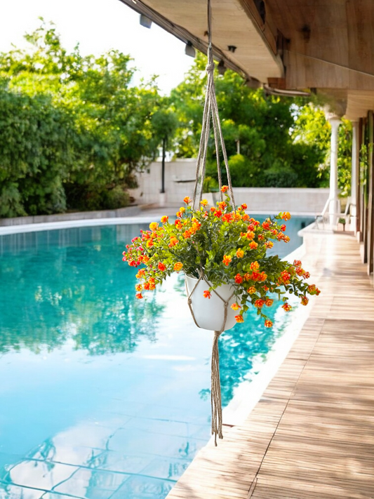 Artificial Orange Eucalyptus Plant/Bush for Garden Landscaping