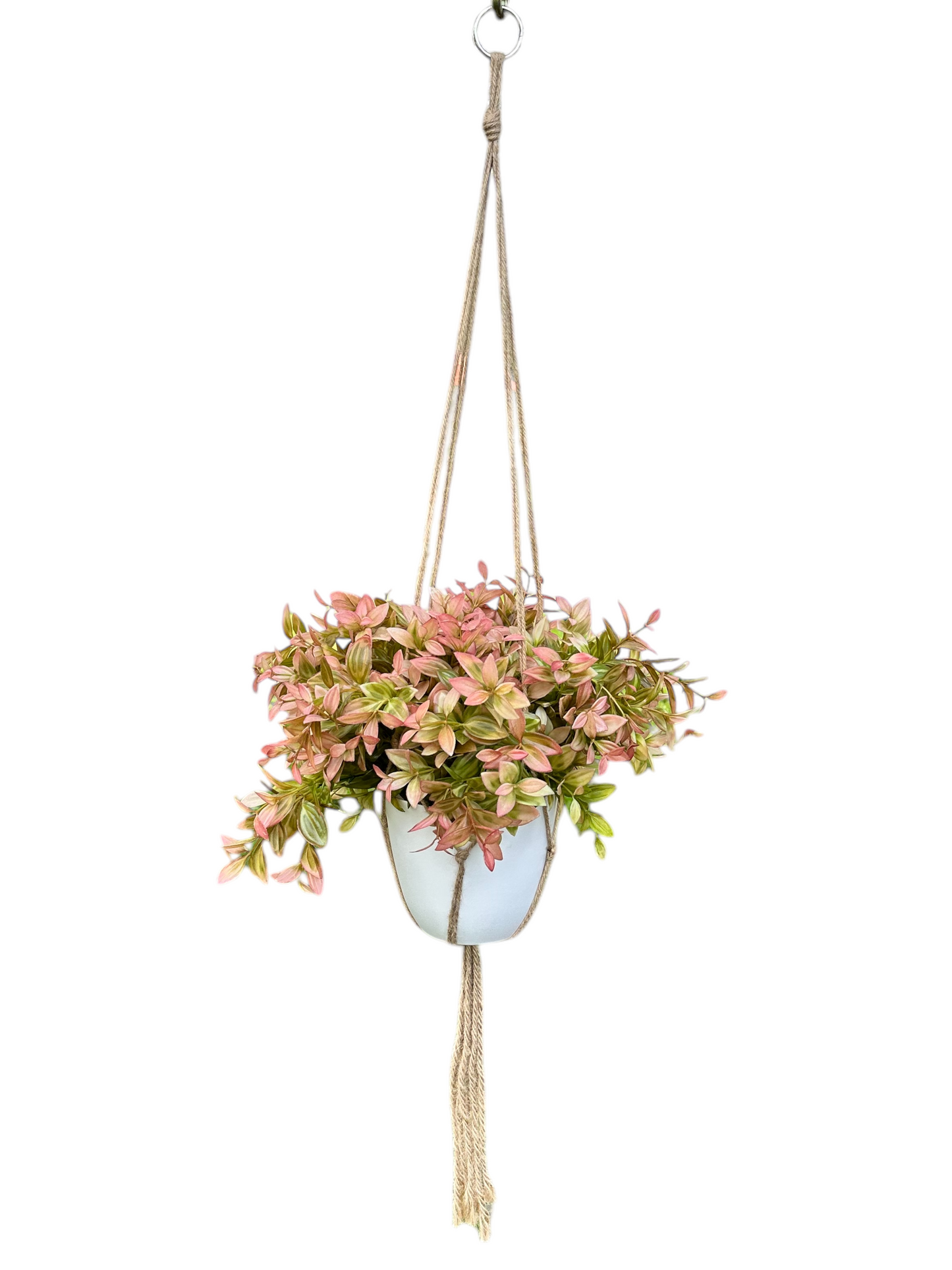 Artificial Vanilla Bush in Pink for Outdoor Greenery, Faux Plant, UV Protected
