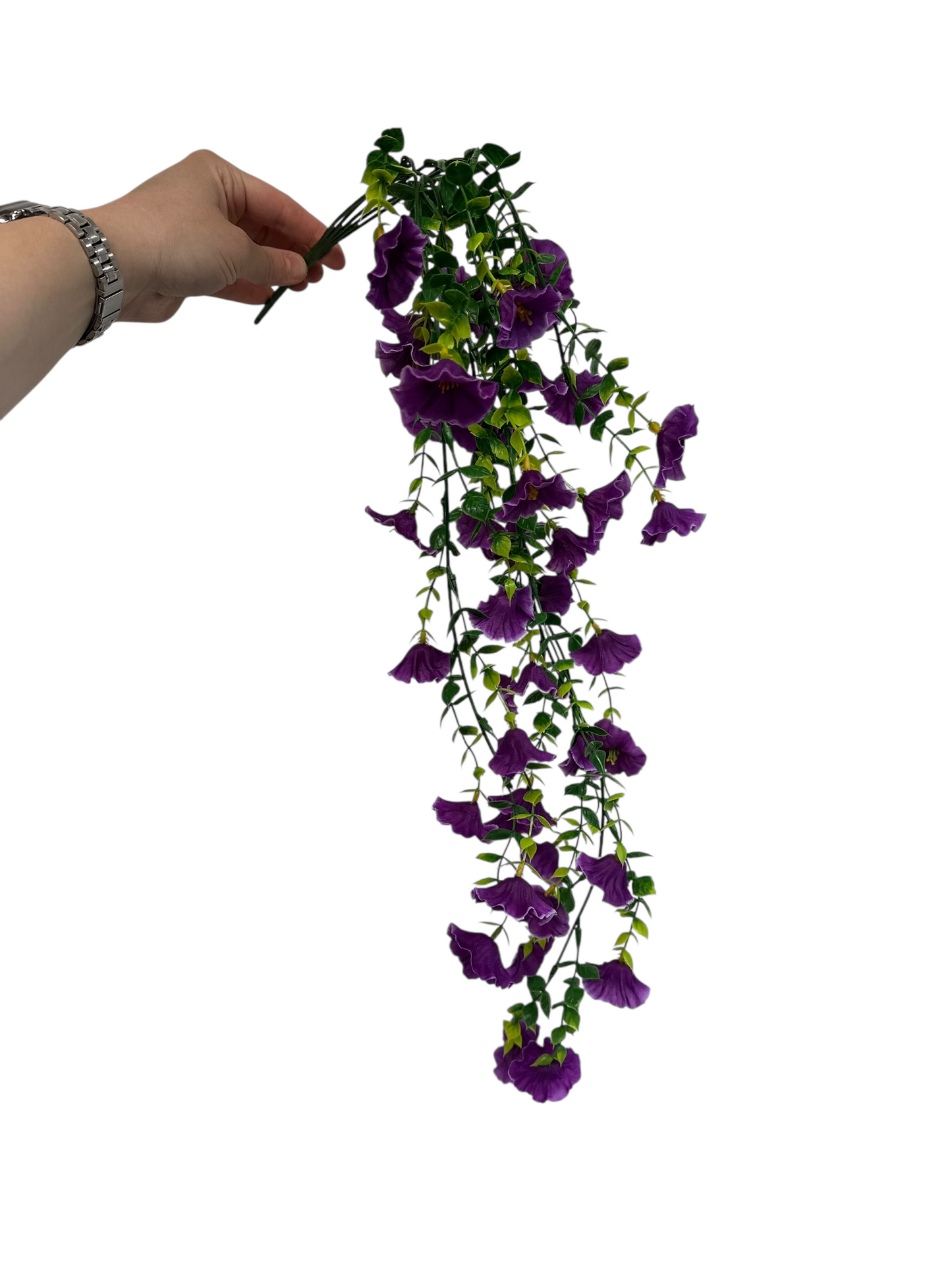 Gloria - Hanging Basket Indoor/Outdoor Fake Flower Arrangement