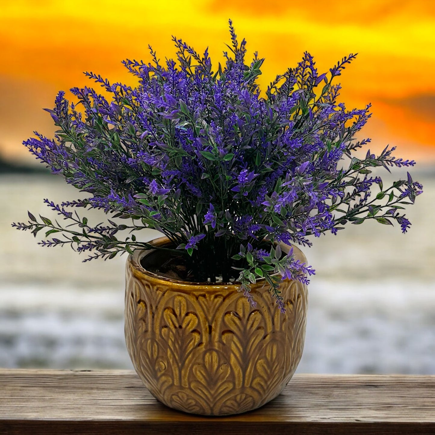 Artificial Lavender Plant for Garden Landscaping