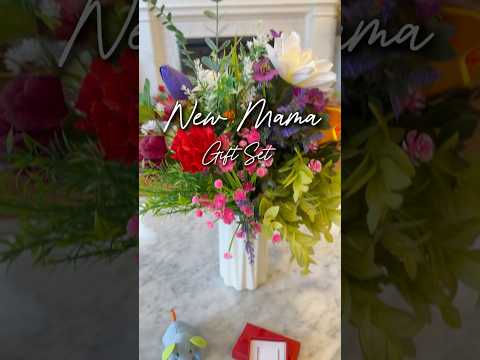 New Mama Gift Set - Perfect gift for new mothers, florals, flower bouquet