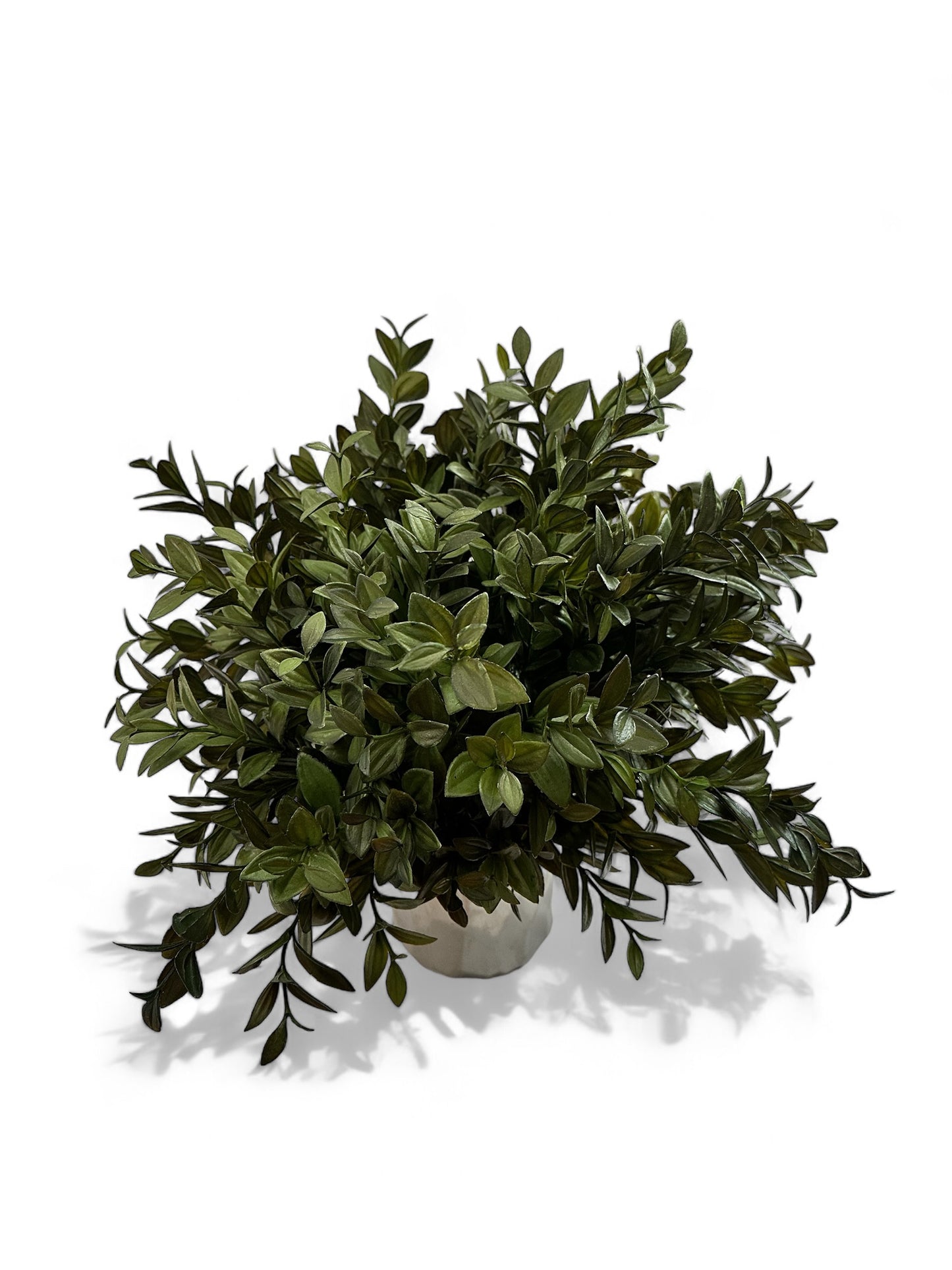 Artificial Vanilla Plant in Dark Green for outdoor greenery, fake foliage, uv protected