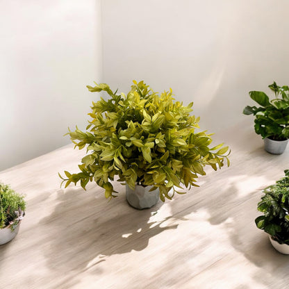 Artificial Yellow Vanilla Plant for Garden Landscaping