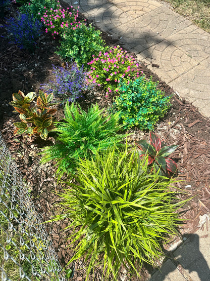 Artificial Fern Plant for Garden Landscaping