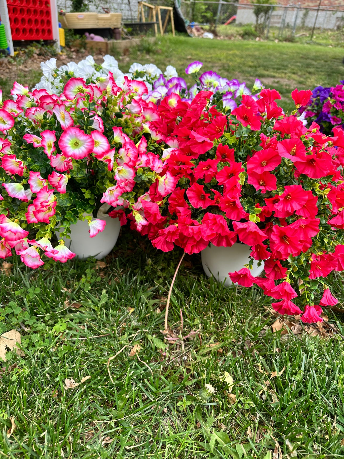 Potted Petunia Artificial Plant