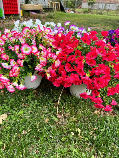 Potted Petunia Artificial Plant