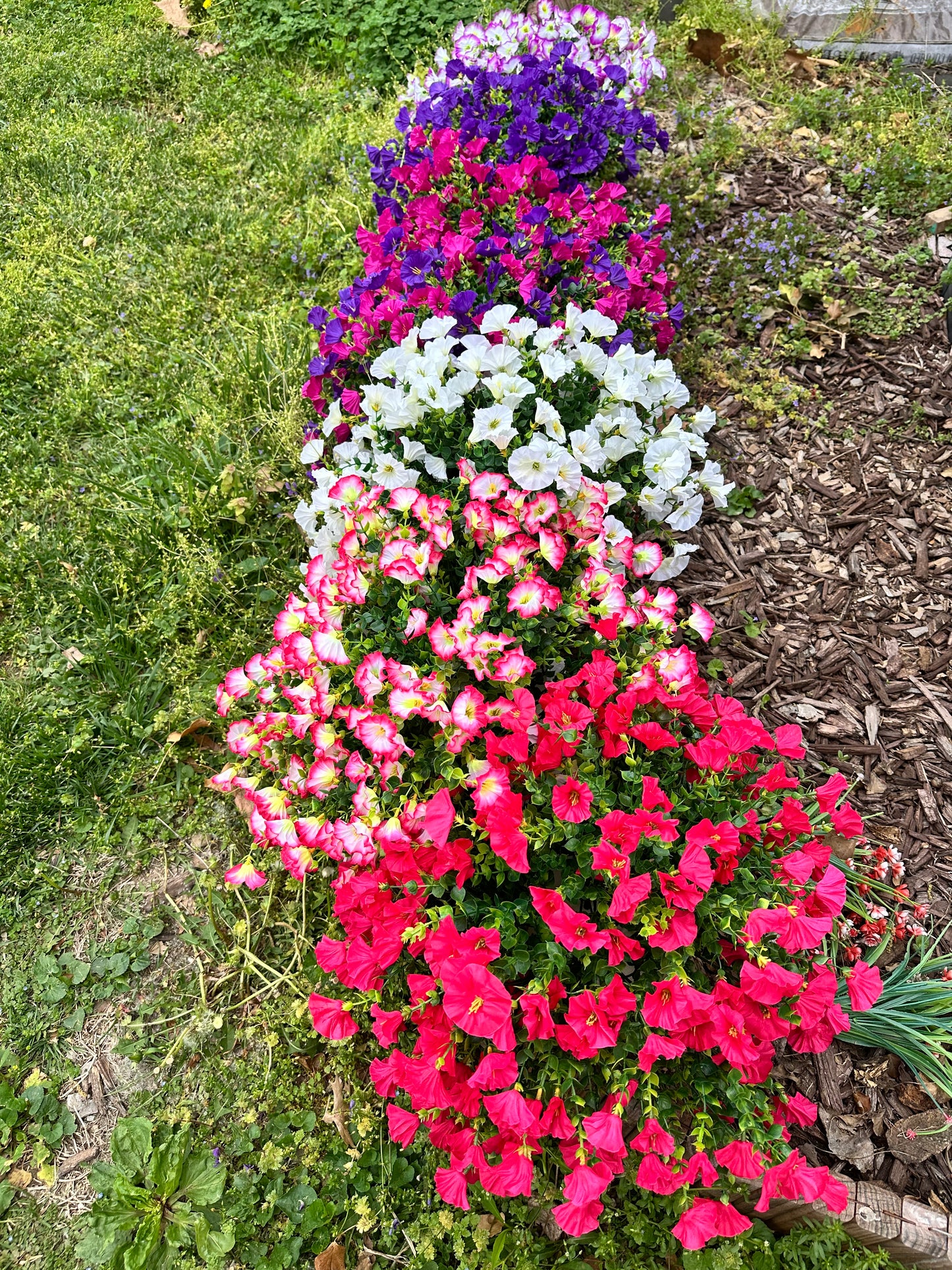 Potted Petunia Artificial Plant