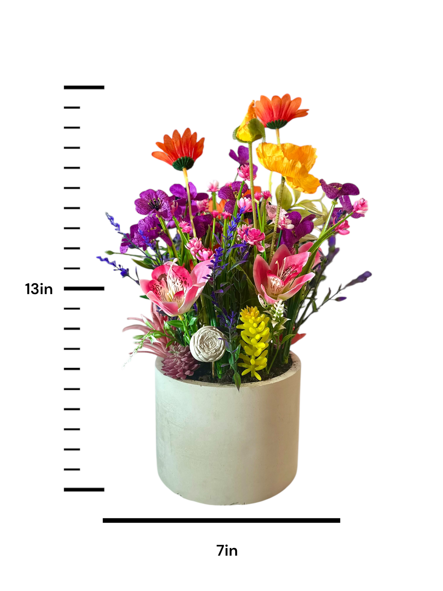 Tink’s Fairy Garden - Artificial Enchanting Floral Arrangement