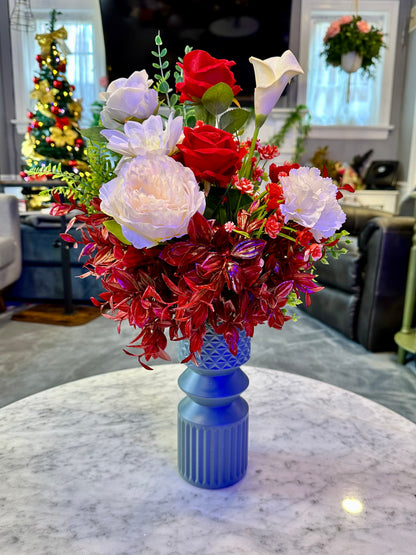 Memory Blossoms - Reusable Floral Arranging Kit Perfect Gift for Grandparents