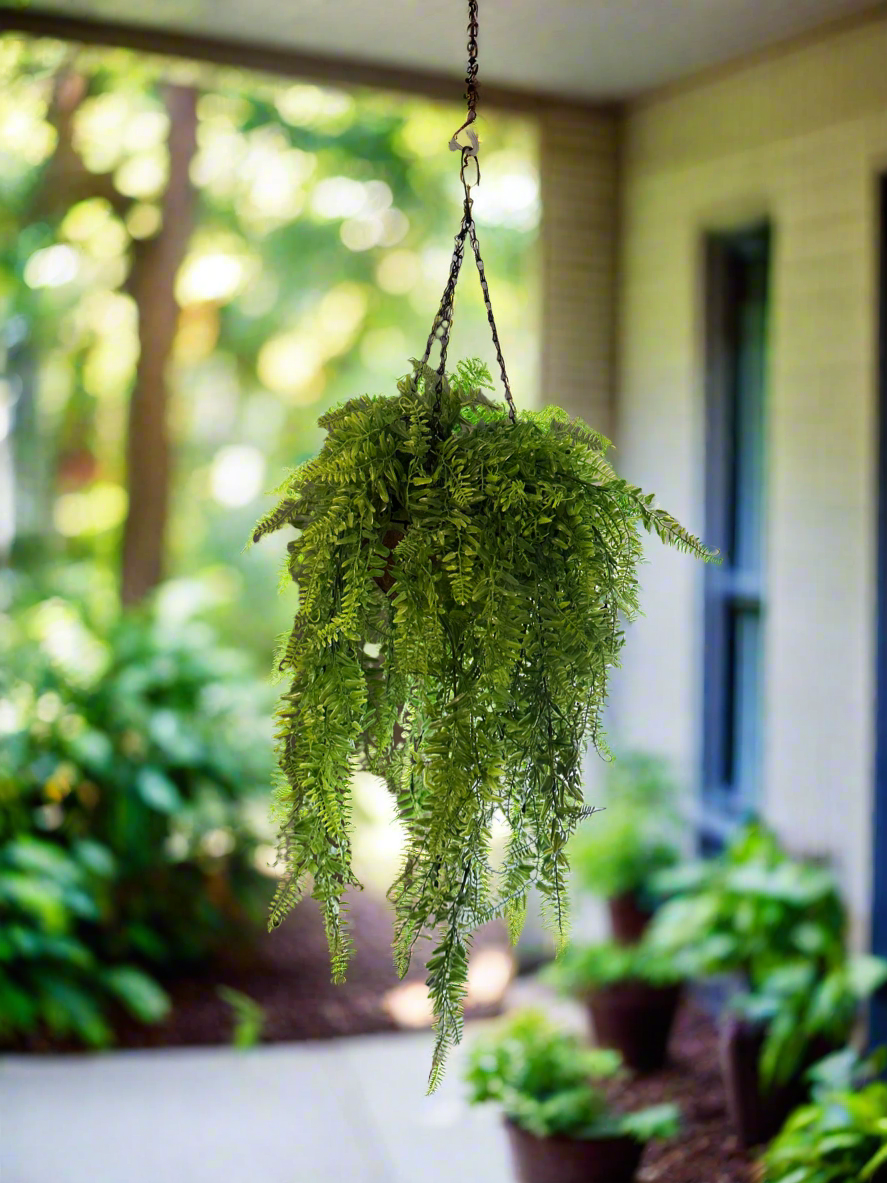 Artificial Hanging Boston Fern
