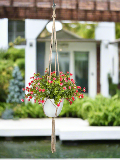 Artificial Red Eucalyptus Plant for Garden Landscaping