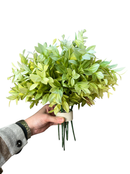 Artificial Yellow Vanilla Plant for Garden Landscaping