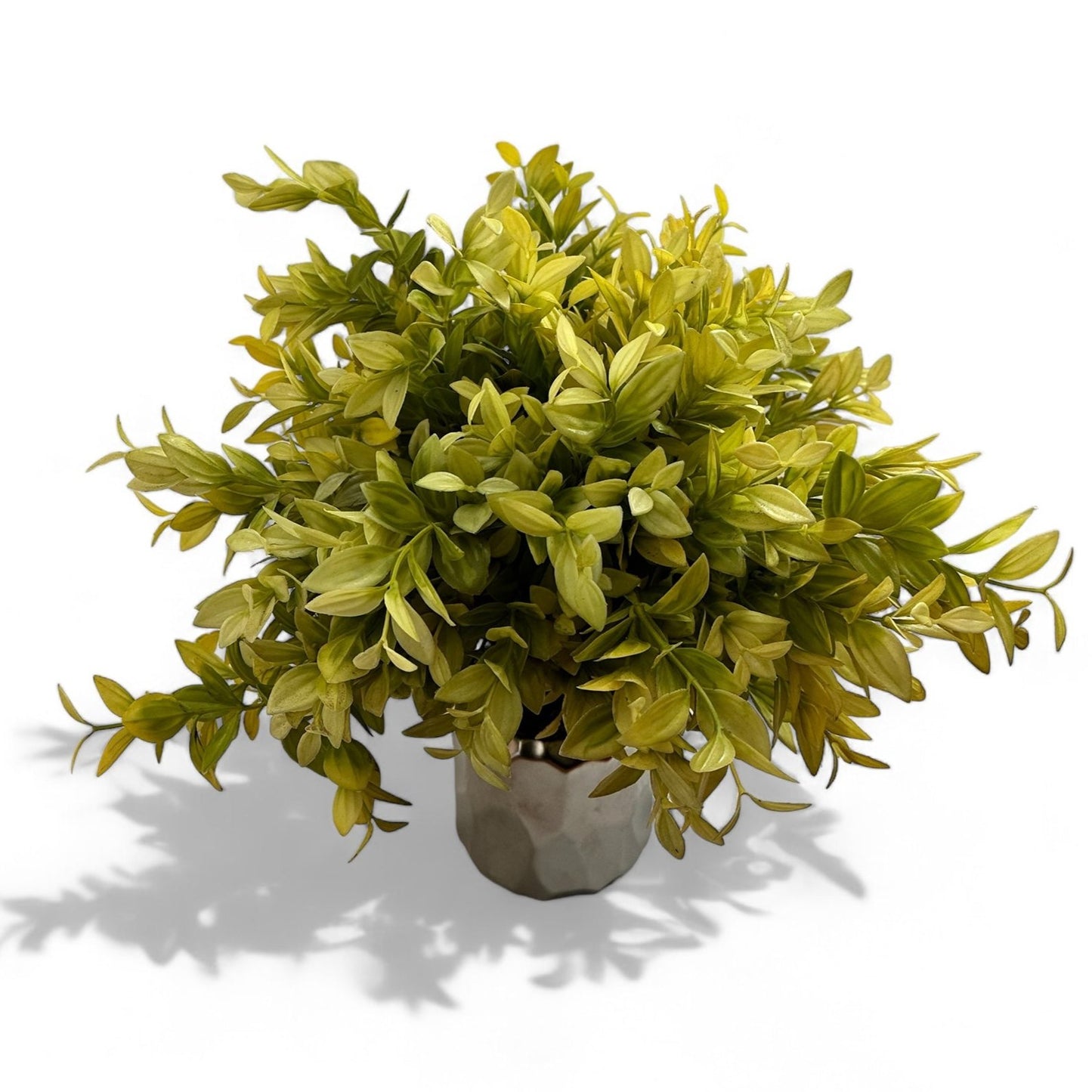 Artificial Yellow Vanilla Plant for Garden Landscaping
