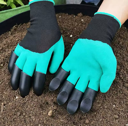 Garden Gloves With Claws - Dig, Plant, Weed & Seed Effortlessly - Protect Your Fingers & Nails
