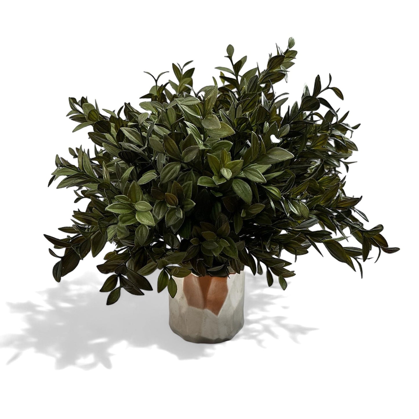 Artificial Vanilla Plant in Dark Green for outdoor greenery, fake foliage, uv protected