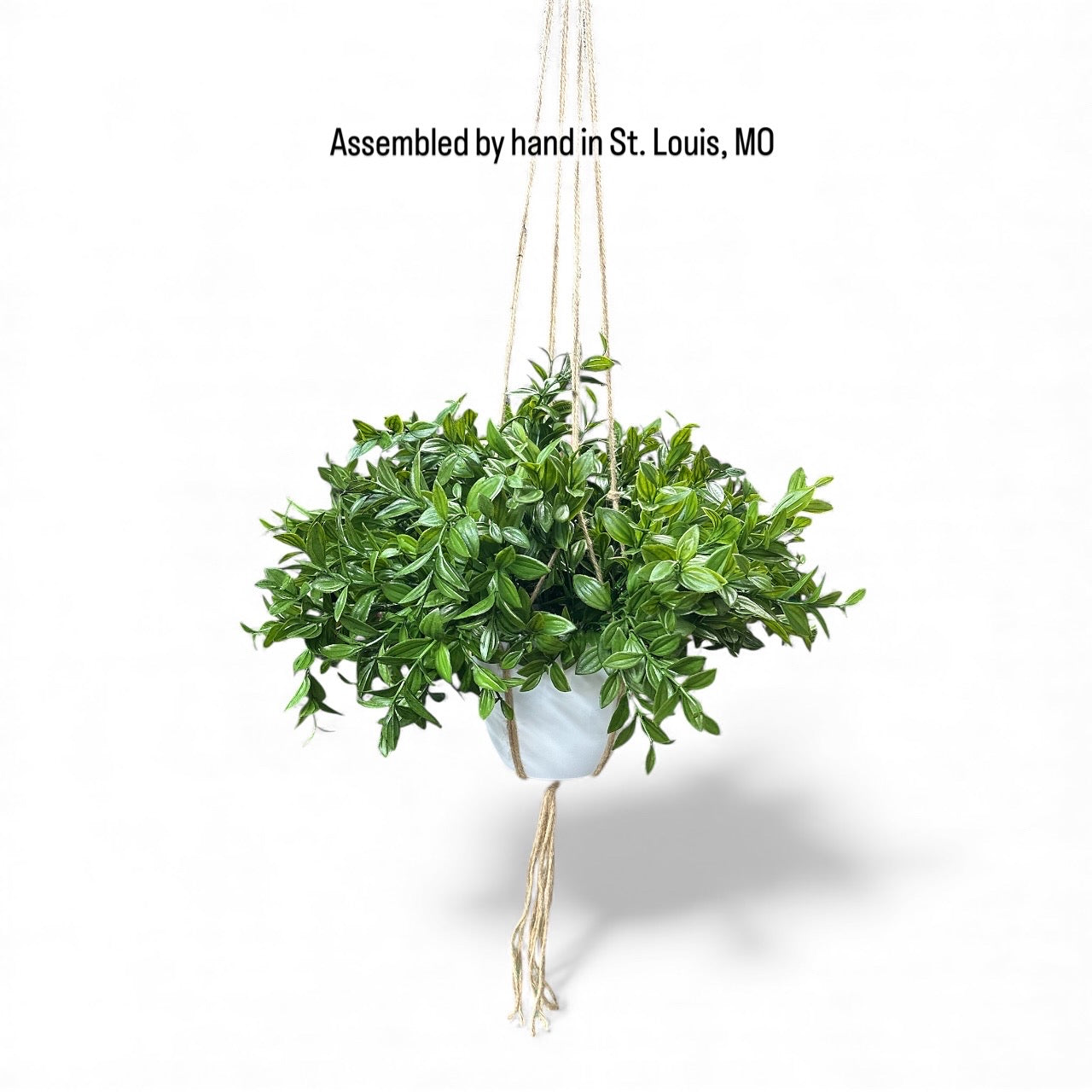 Artificial Vanilla Plant in Dark Green for outdoor greenery, fake foliage, uv protected