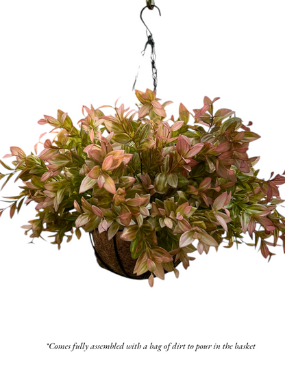 Artificial Vanilla Bush in Pink for Outdoor Greenery, Faux Plant, UV Protected