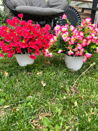 Potted Petunia Artificial Plant