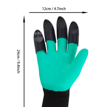 Garden Gloves With Claws - Dig, Plant, Weed & Seed Effortlessly - Protect Your Fingers & Nails
