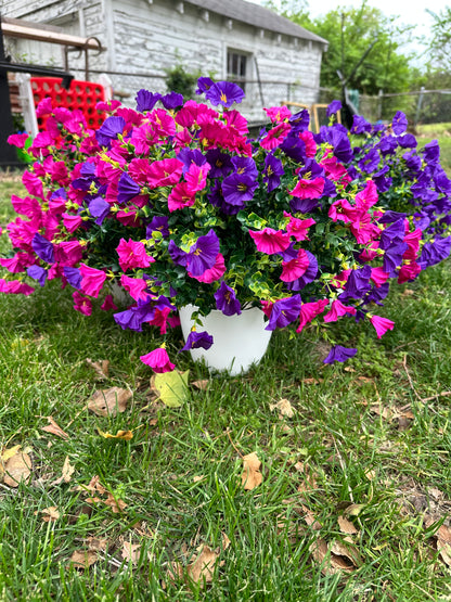 Potted Petunia Artificial Plant