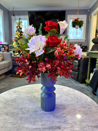 Memory Blossoms - Reusable Floral Arranging Kit Perfect Gift for Grandparents