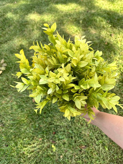 Artificial Yellow Vanilla Plant for Garden Landscaping