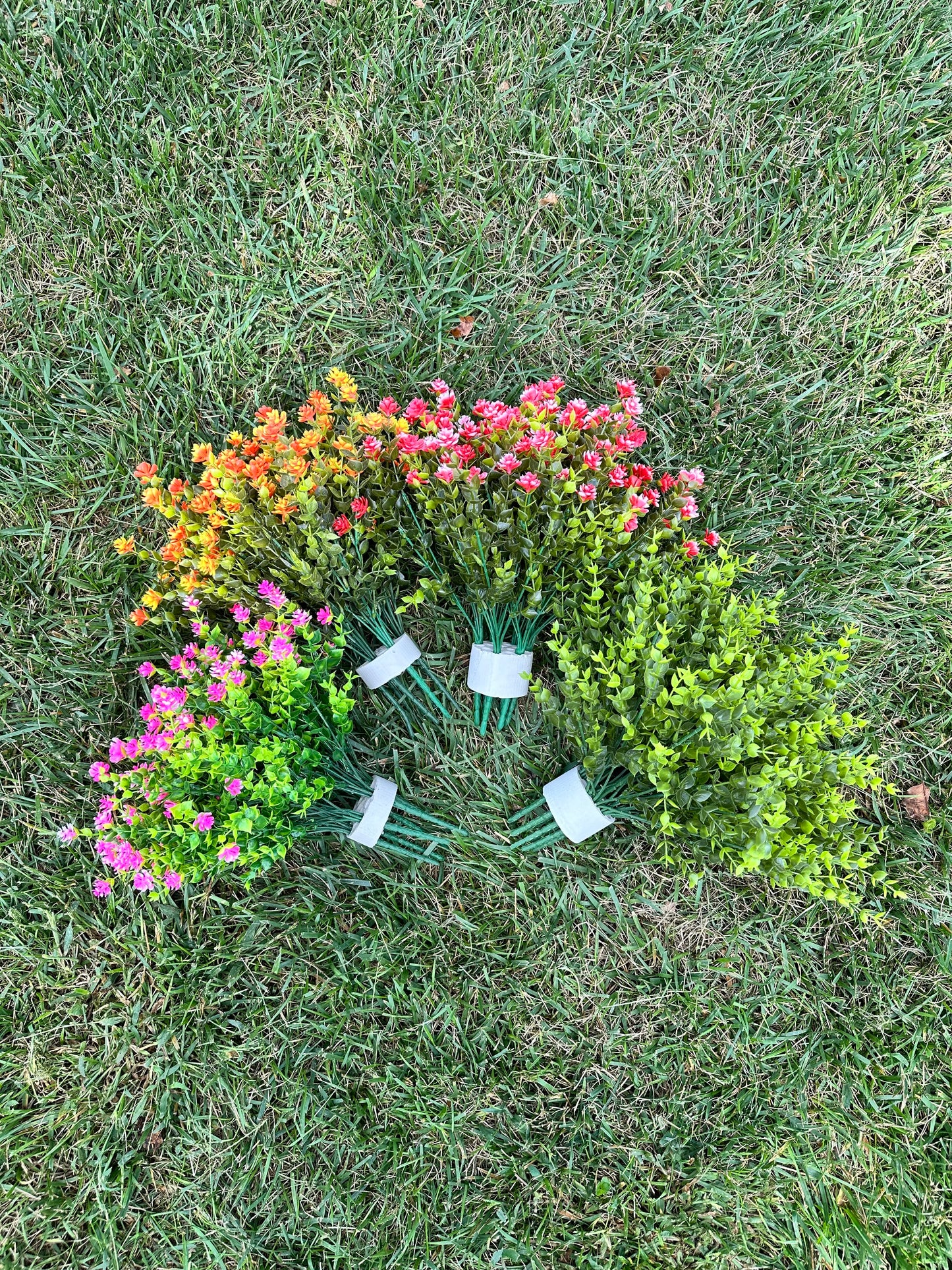 Artificial Red Eucalyptus Plant for Garden Landscaping
