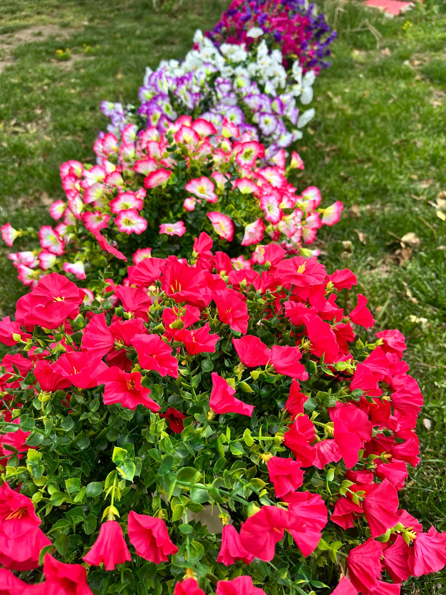 Potted Petunia Artificial Plant