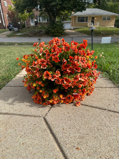 Ember Grace Limited Edition Artificial Floral Bloom – Pumpkin Inspired Decor