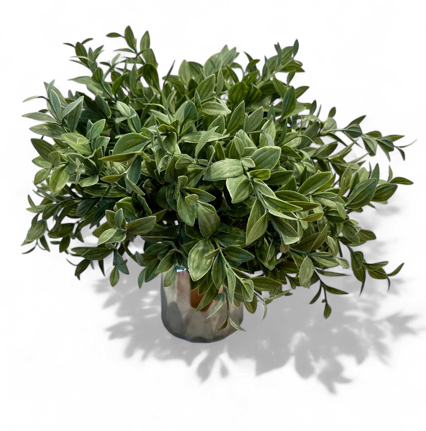 Artificial Frosted Green Vanilla Plant for Garden Landscaping