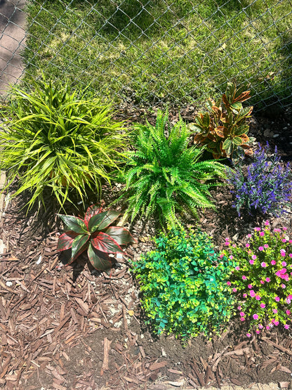 Artificial Fern Plant for Garden Landscaping