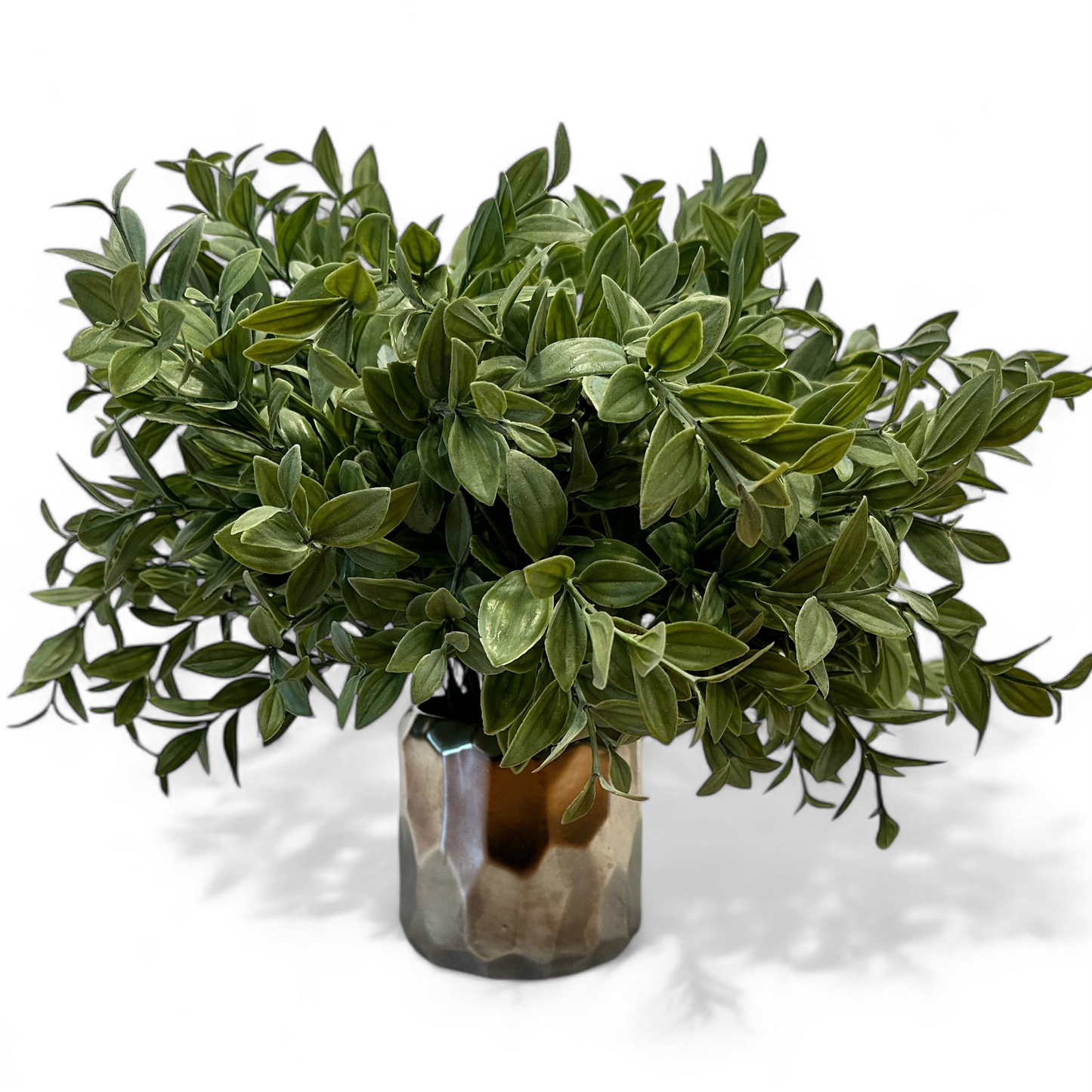 Artificial Frosted Green Vanilla Plant for Garden Landscaping
