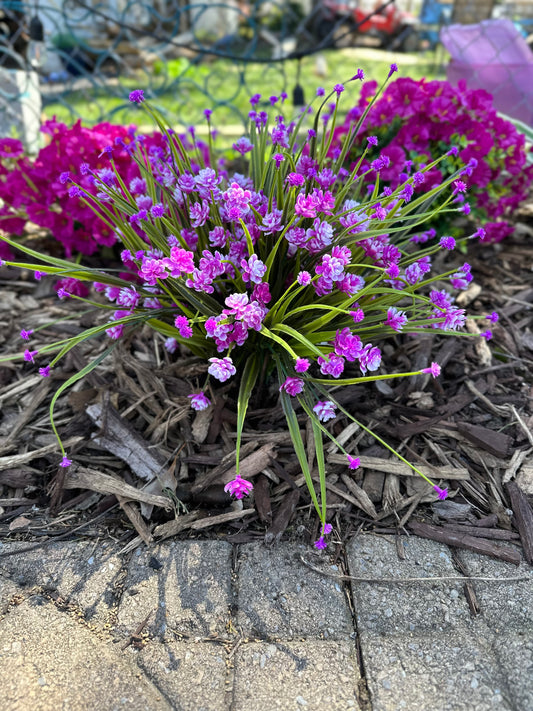 Artificial Purple Gypsophilia (Baby’s Breath) Plant for Garden