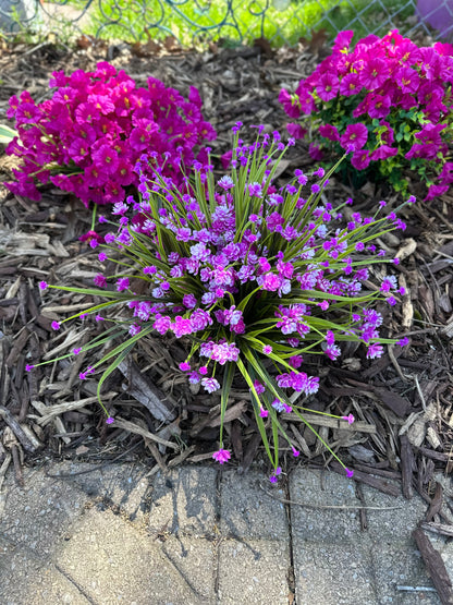 Artificial Purple Gypsophilia (Baby’s Breath) Plant for Garden