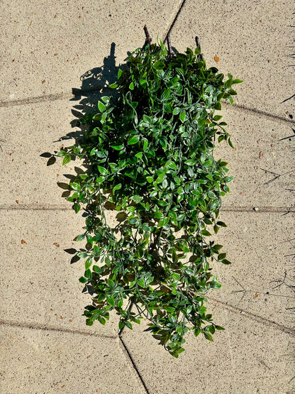 faux hanging ivy plant Evelyn Faux Hanging Ivy Plant – Cascading Artificial Greenery for Indo – Water Free Greenery