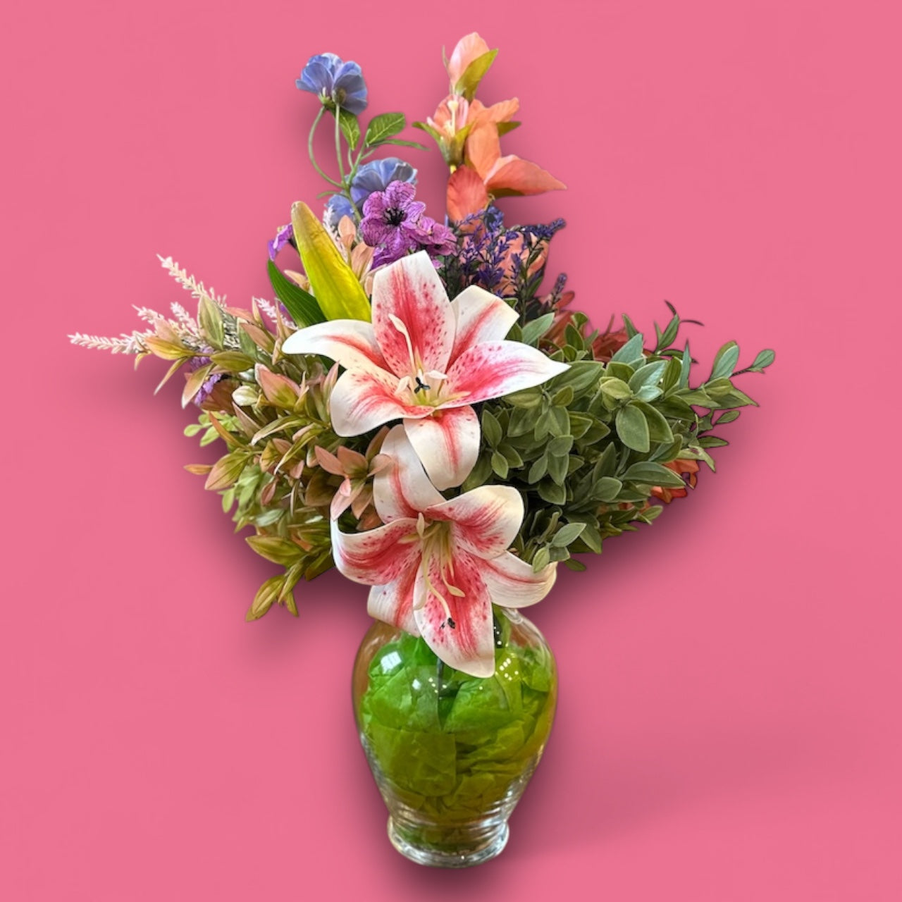 Memory Blossoms - Reusable Floral Arranging Kit Perfect Gift for Grandparents