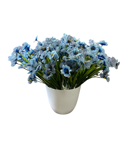 Maribel Faux Wildflower Arrangement – Red, Pink, Blue, Purple & Orange | Mother’s Day Gift | Indoor/Outdoor Artificial Flowers