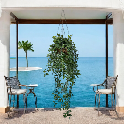 Evelyn Faux Hanging Ivy Plant – Cascading Artificial Greenery for Indoors & Outdoors