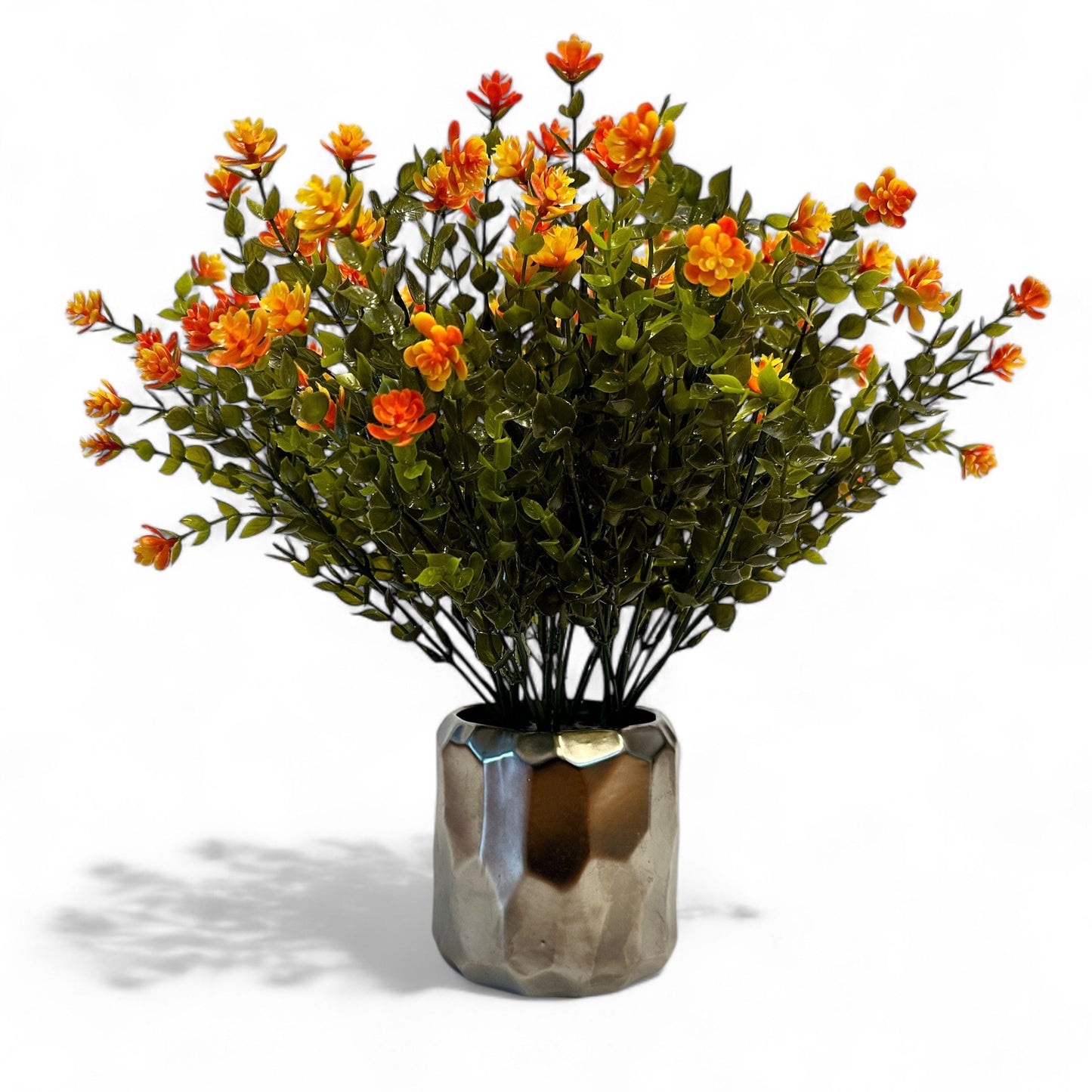 Artificial Orange Eucalyptus Plant/Bush for Garden Landscaping
