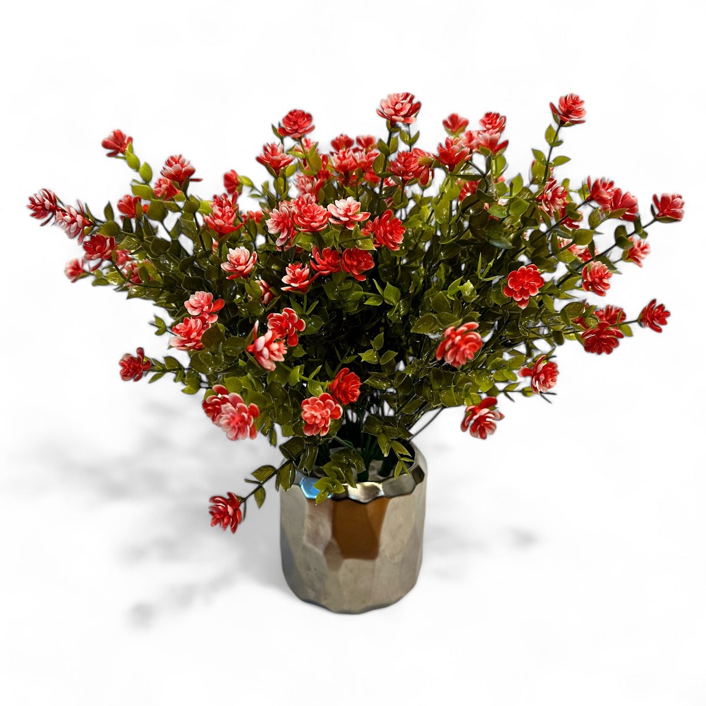 Artificial Red Eucalyptus Plant for Garden Landscaping