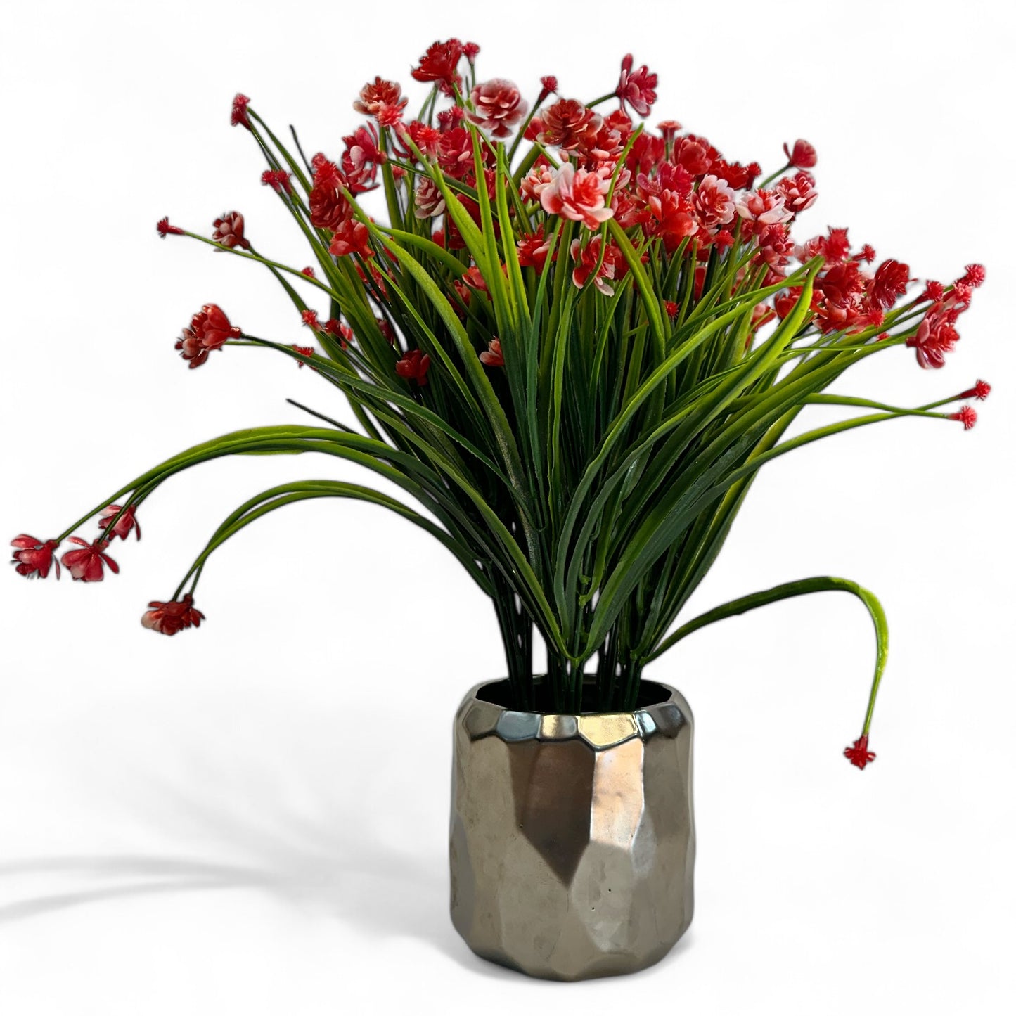 Artificial Red Gypsophilia (Baby’s Breath) Flowering Plant