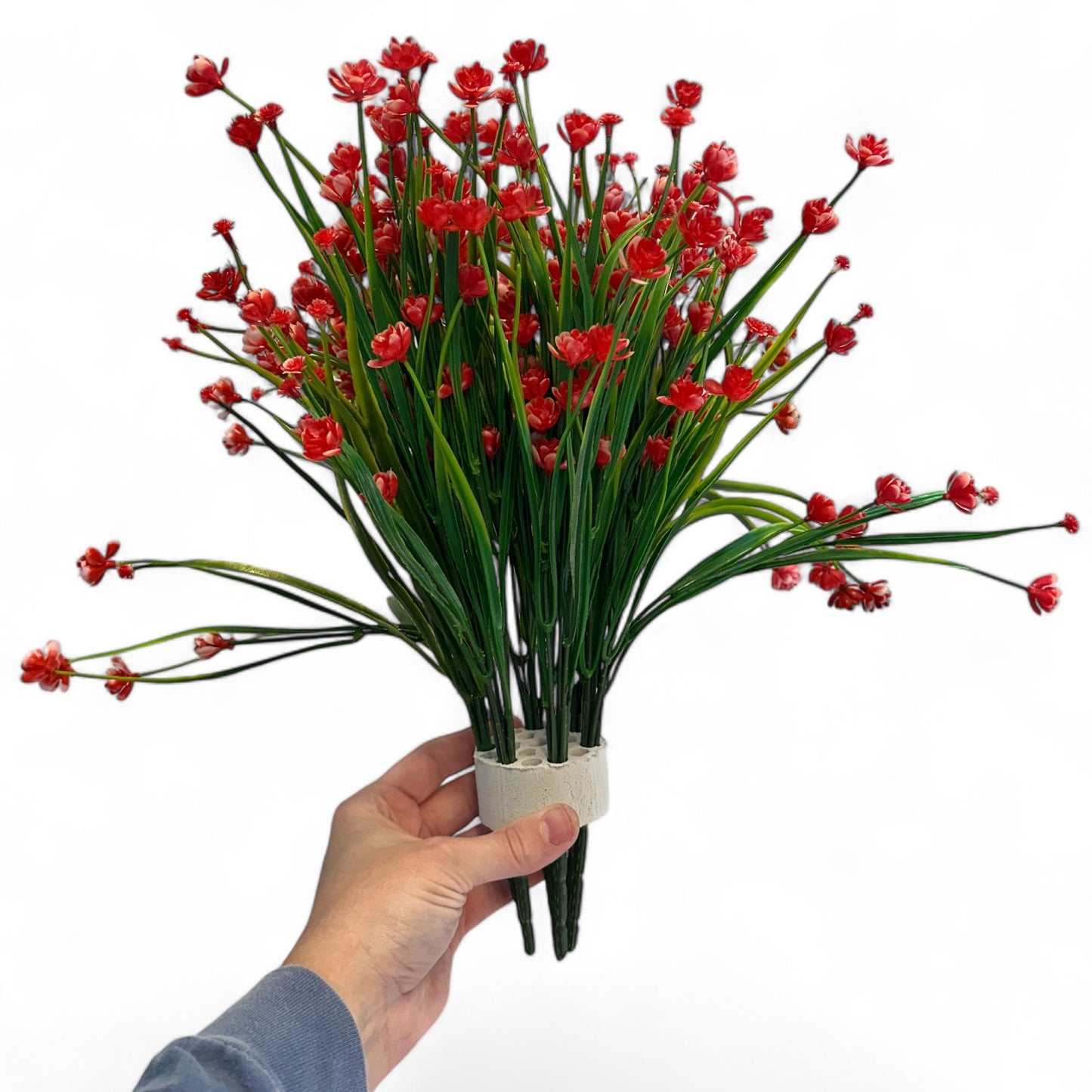 Artificial Red Gypsophilia (Baby’s Breath) Flowering Plant