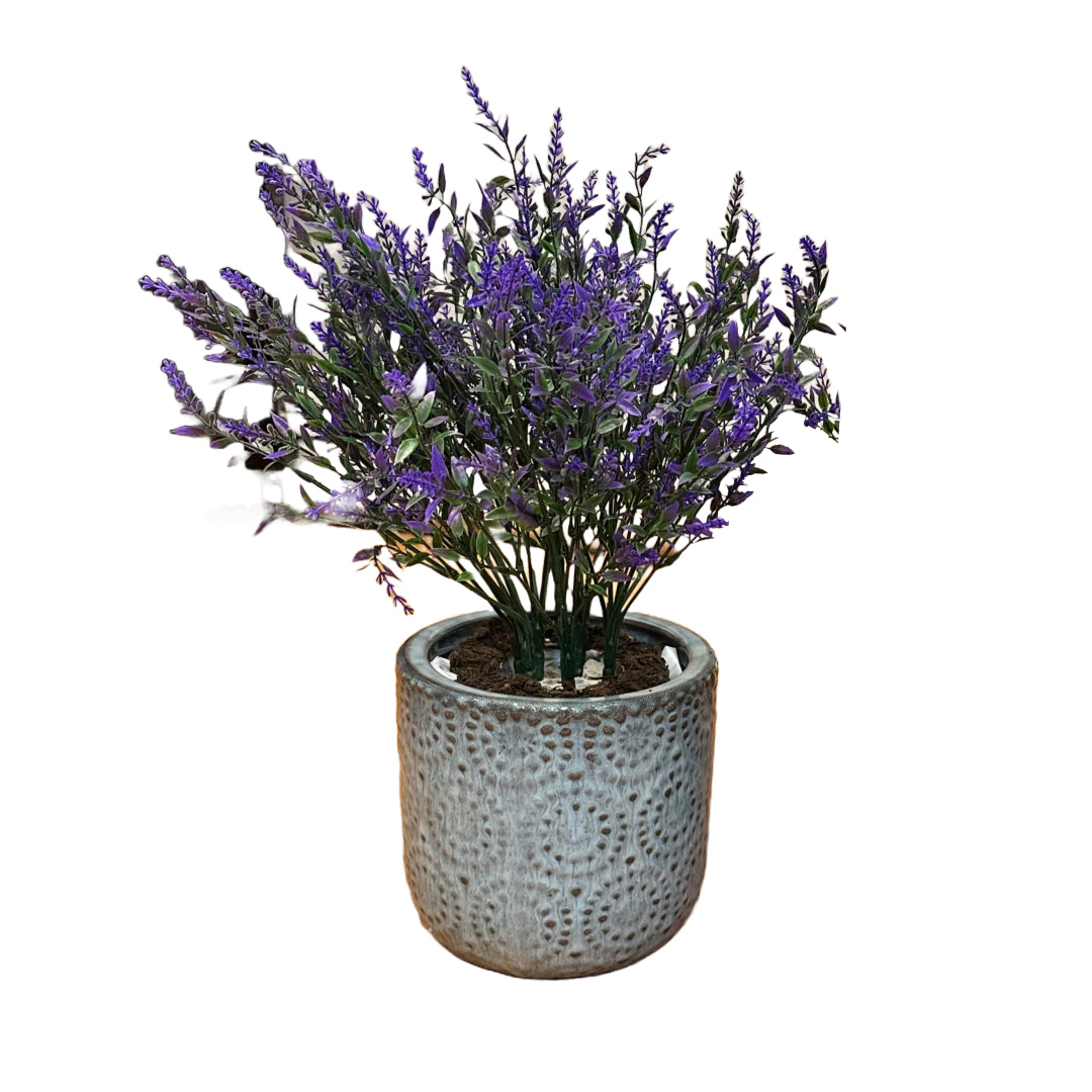 small artificial lavender plants Artificial Lavender Plant for Garden Landscaping