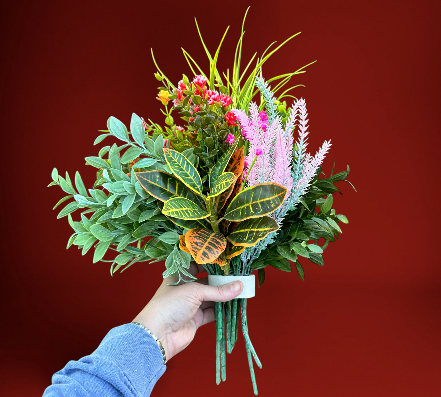 Memory Blossoms - Reusable Floral Arranging Kit Perfect Gift for Grandparents