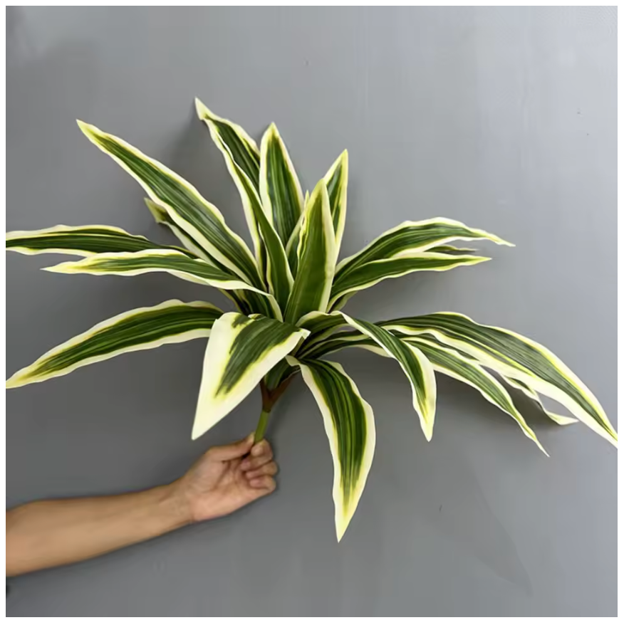 20 Leaf Brazilian Beauty Tequila artificial plant for yard