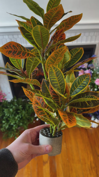Artificial Crotons Plant for Garden Landscaping