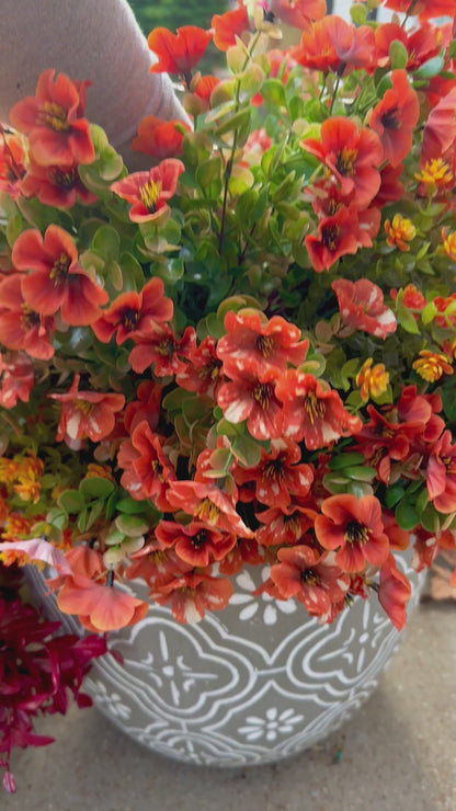 Ember Grace Limited Edition Artificial Floral Bloom – Pumpkin Inspired Decor