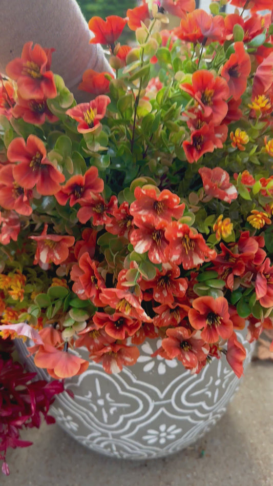 Ember Grace Limited Edition Artificial Floral Bloom – Pumpkin Inspired Decor